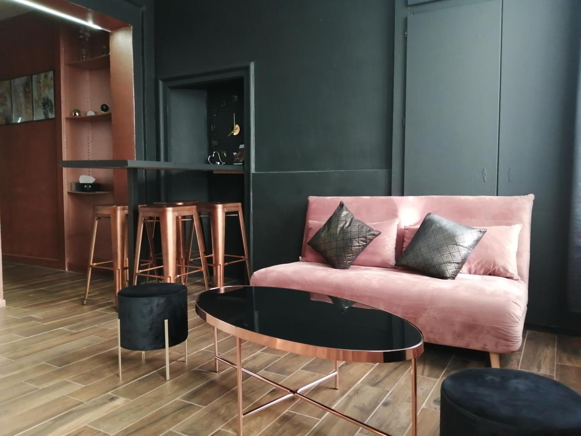Appartement Avec Balneo Et Sauna Privatif - Le Rose Cuivre Troyes Luaran gambar